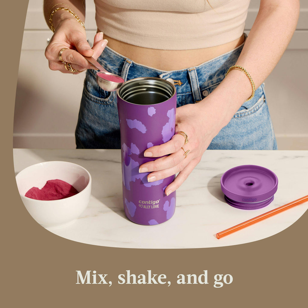 Contigo® x Ally Love Streeterville 2.0 Stainless Steel Tumbler with Straw, 24oz