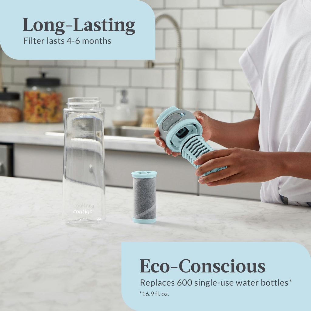 Contigo® Clybourn Freeflow Filtration Tritan Water Bottle with AUTOSEAL® LID, 24oz