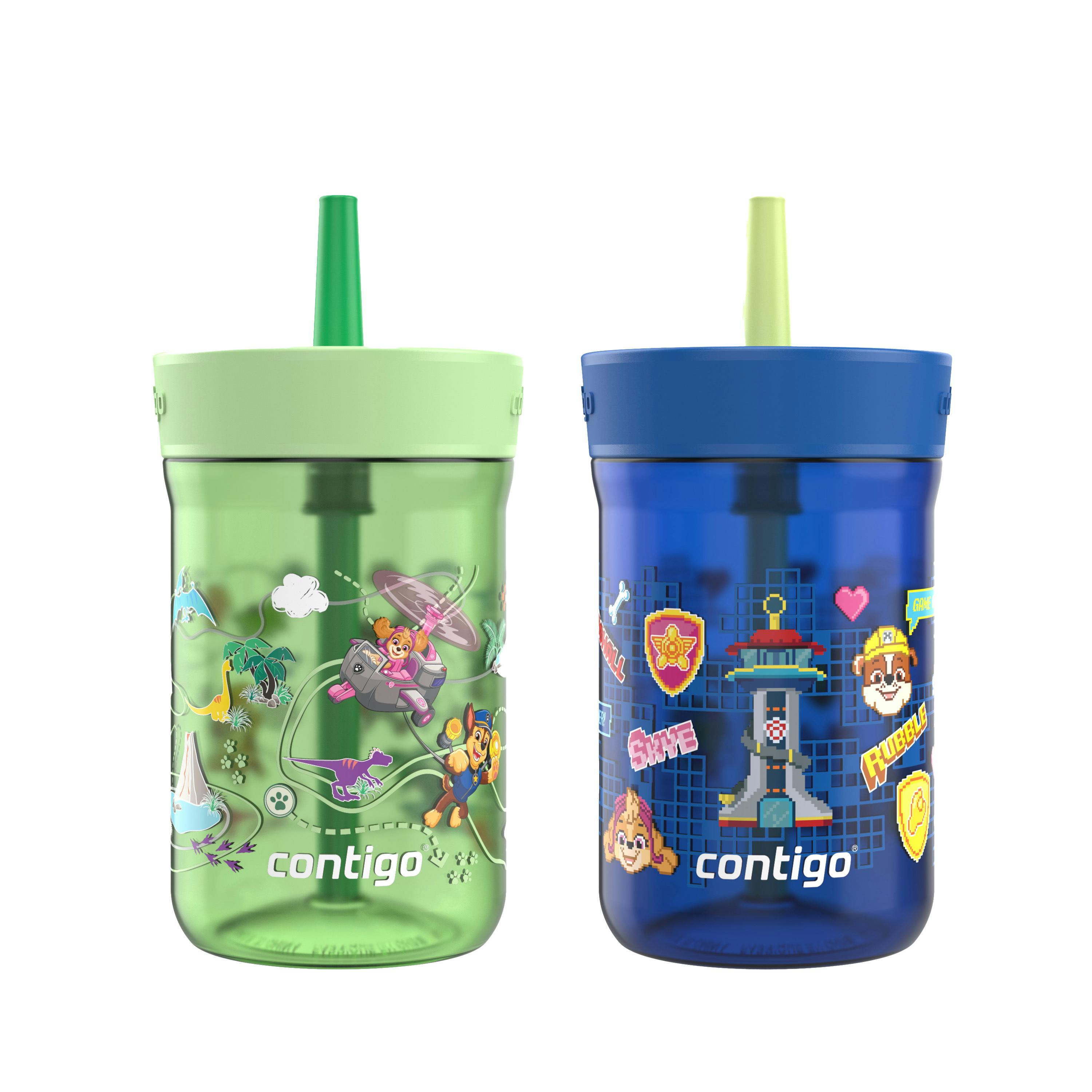 Contigo® Kids’ Leighton Straw Tumbler with Spill-Proof Leak-Proof Lid, 14oz