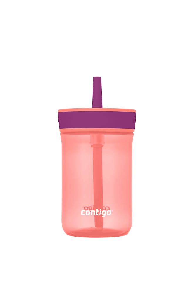 Kids’ Leighton Straw Tumbler with Spill-Proof Leak-Proof Lid, 14oz R0