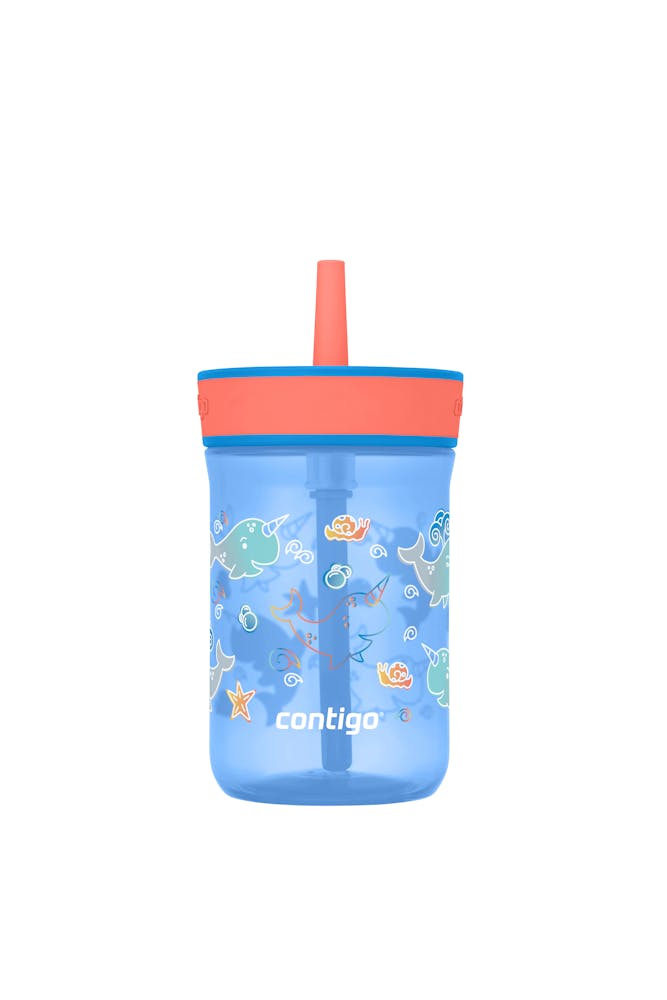 Kids’ Leighton Straw Tumbler with Spill-Proof Leak-Proof Lid, 14oz R0